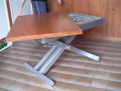 Fabriquer sa table basse relevable