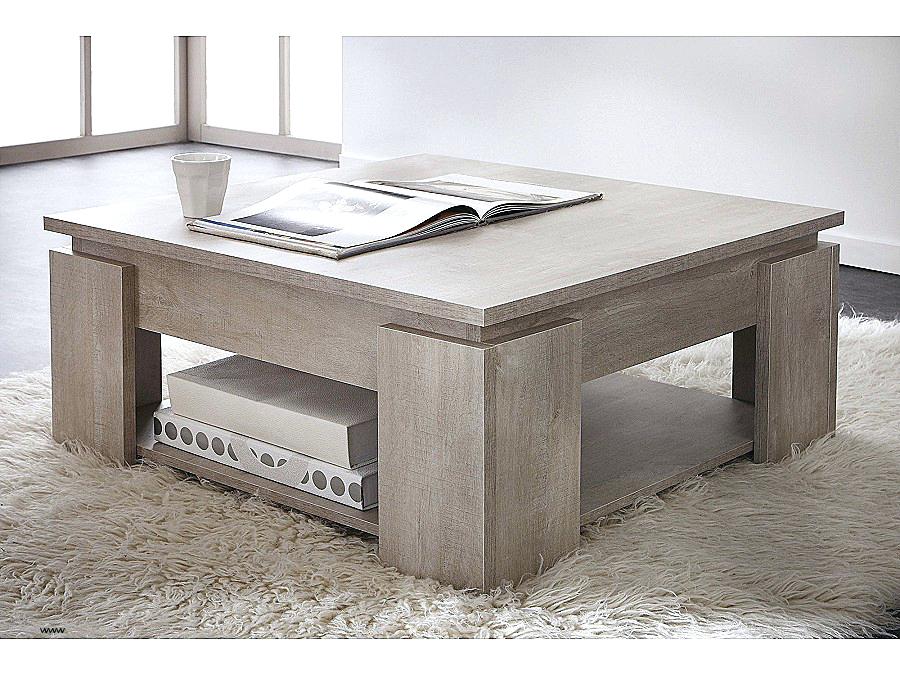 Table basse tole et bois