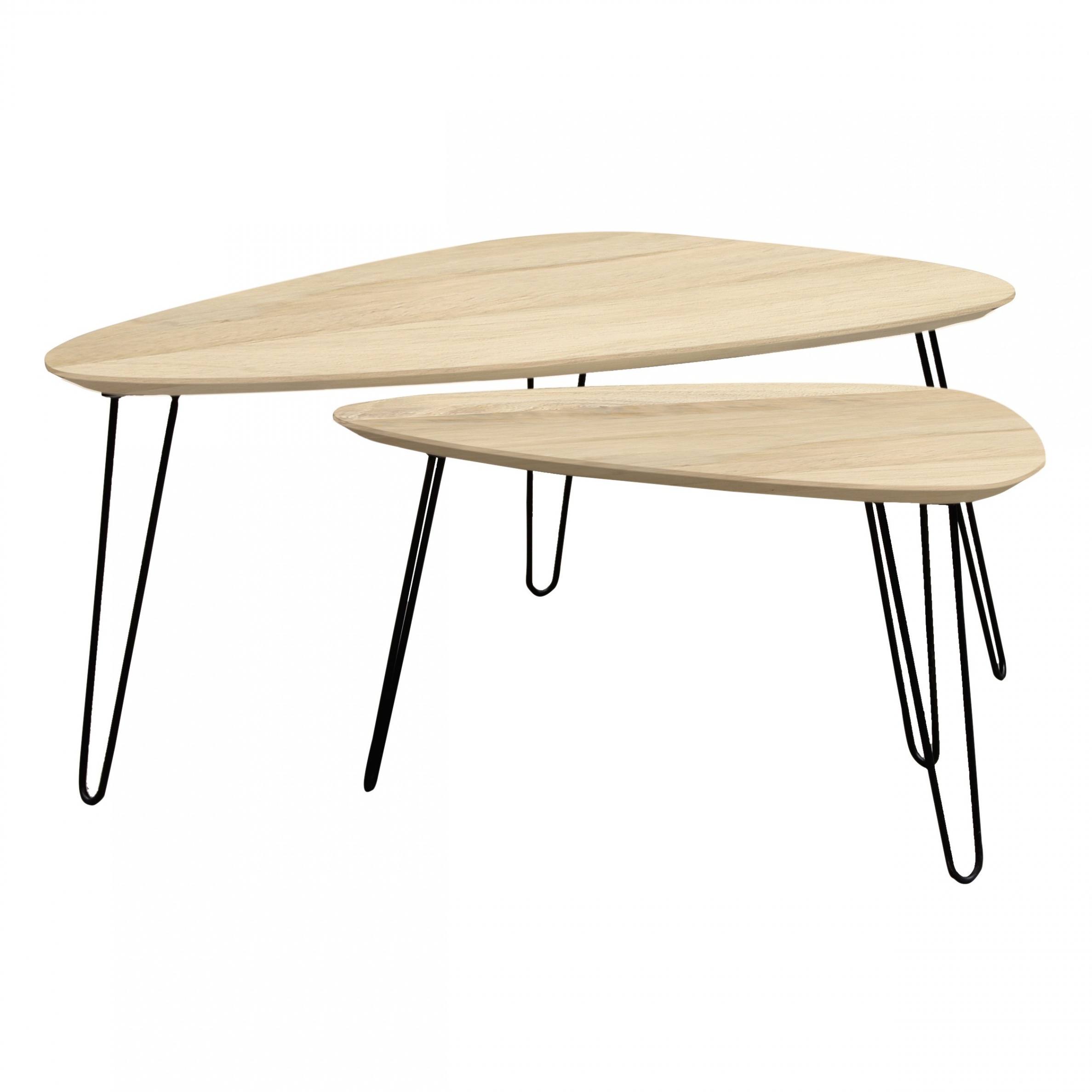 Lot de table basse scandinave