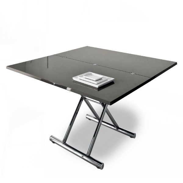 Table basse relevable carrera bois vintage