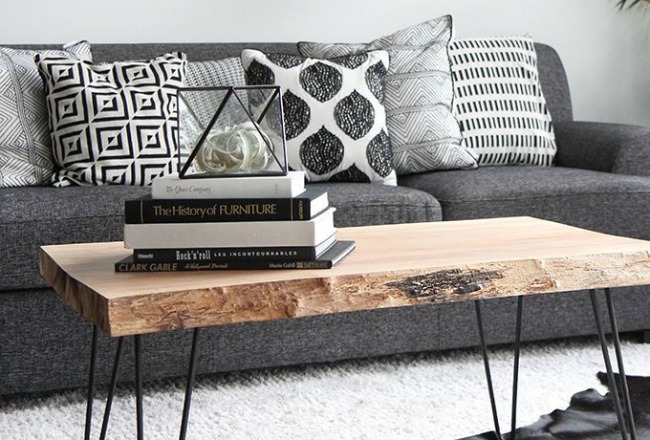 Table basse tendance bois