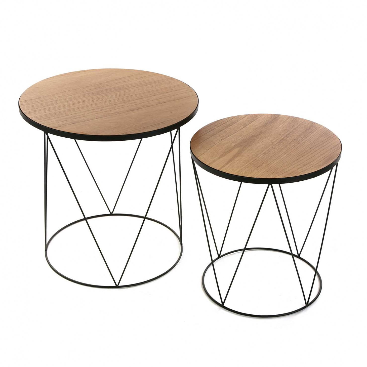 Table basse en métal scandinave