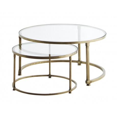 Table basse ronde gigogne