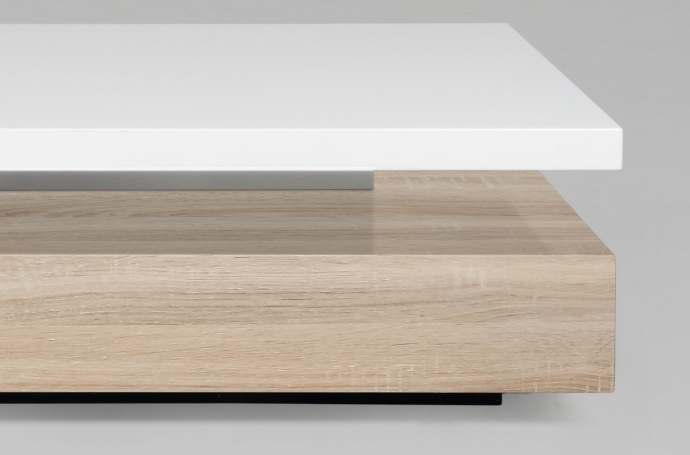 Table basse laqué bois