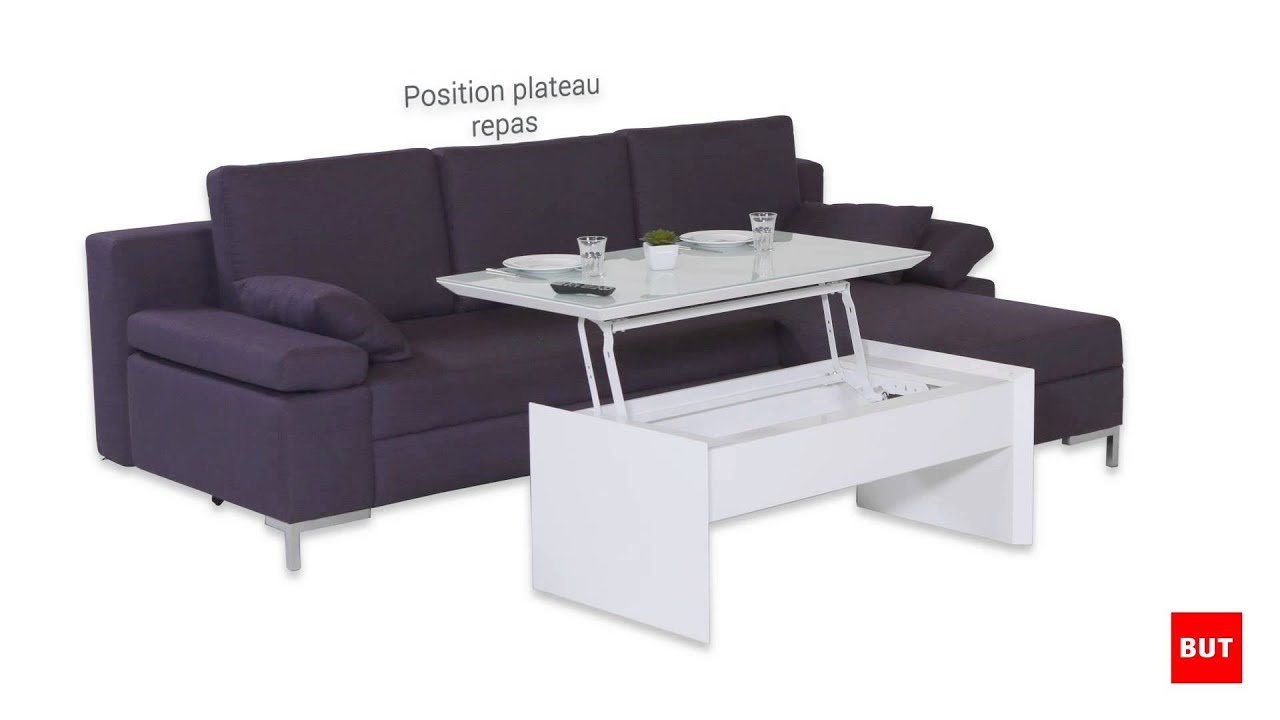 Table basse relevable et extensible