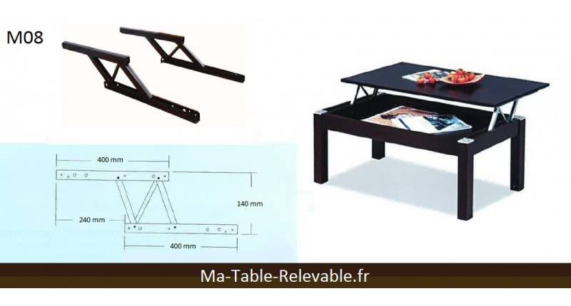 Table basse plateau relevable occasion