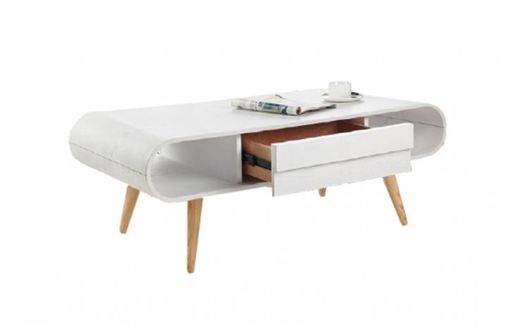 Table basse scandinave avec coffre
