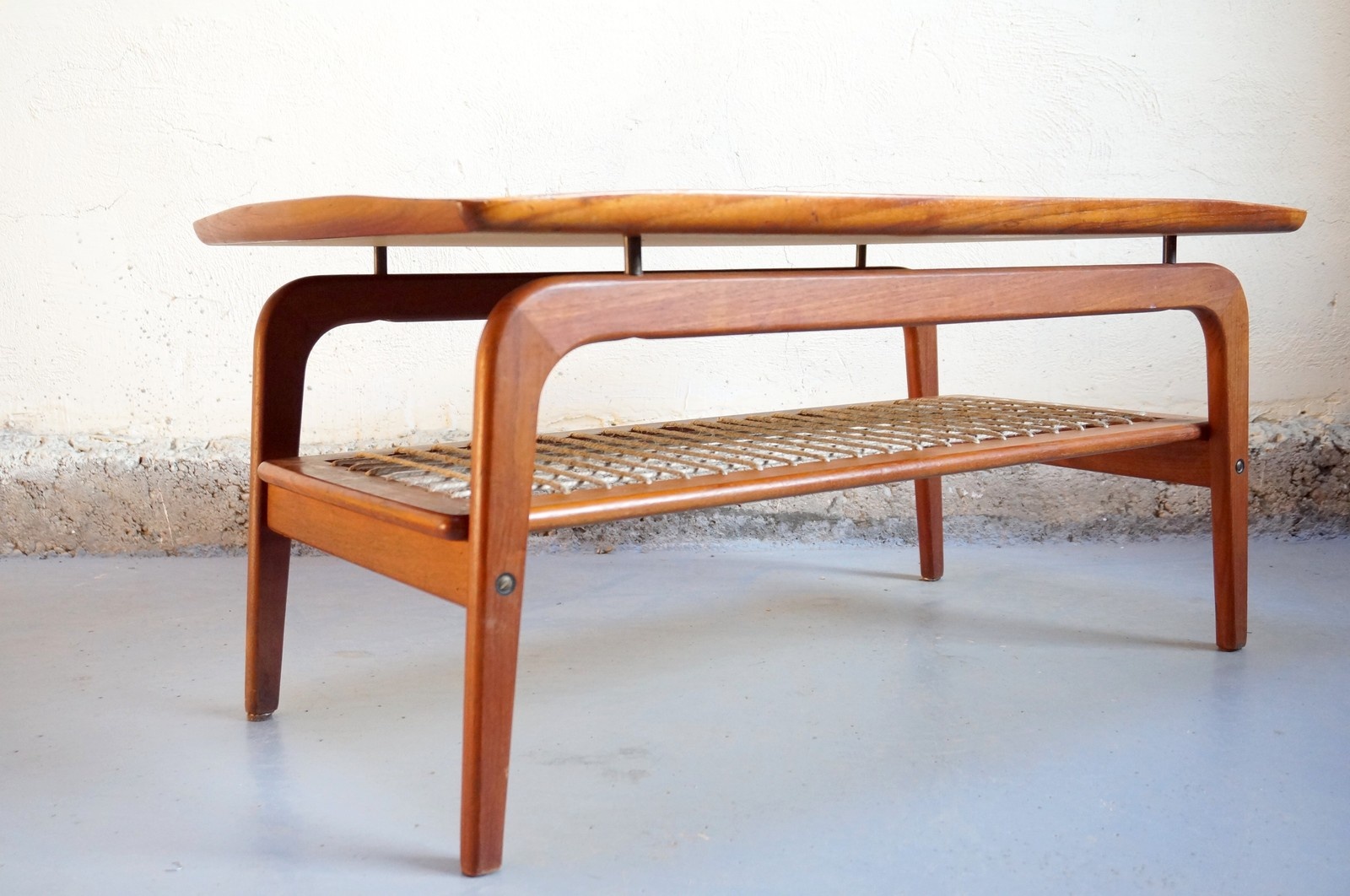 Table basse scandinave vintage bois