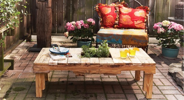 Bricolage table basse palette