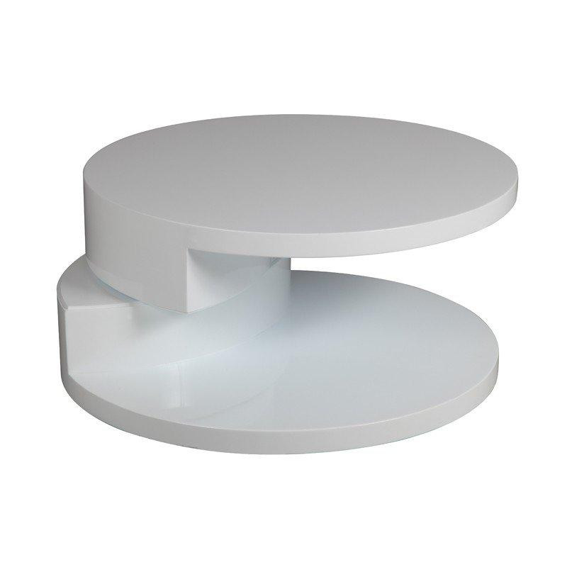 Table basse design rétro avec motifs décoratifs