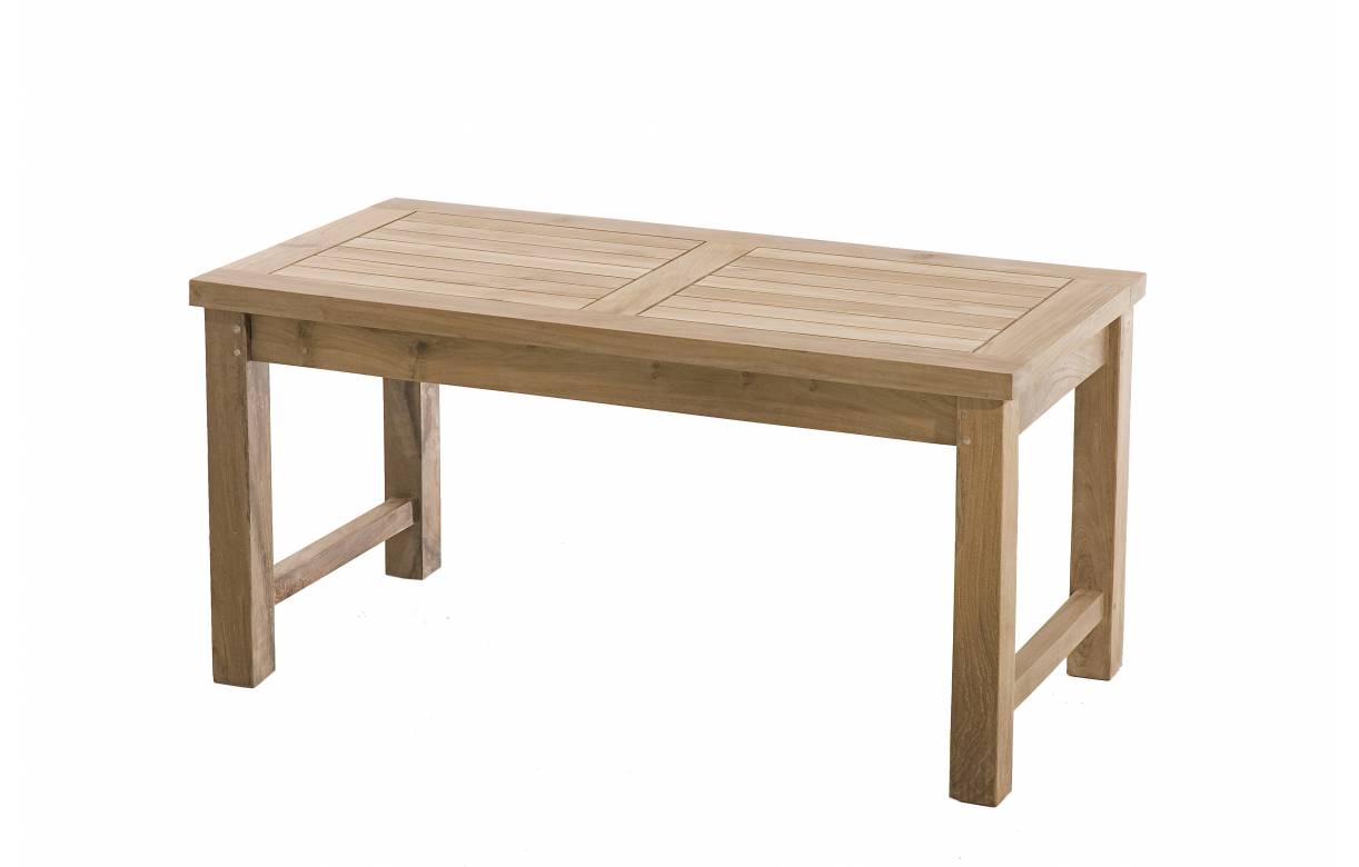 Petite table basse en bois exterieure