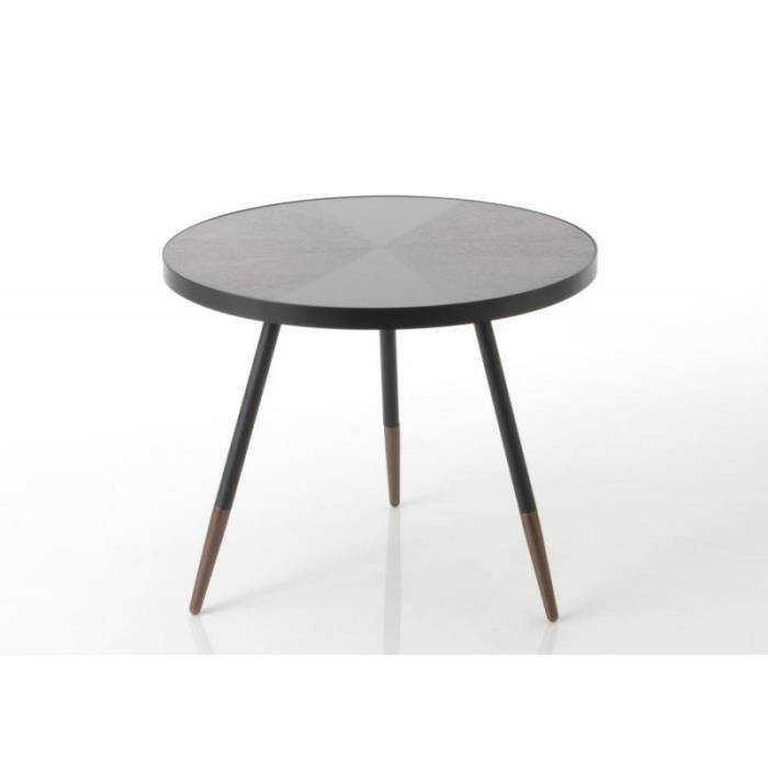 Table basse en bois marron