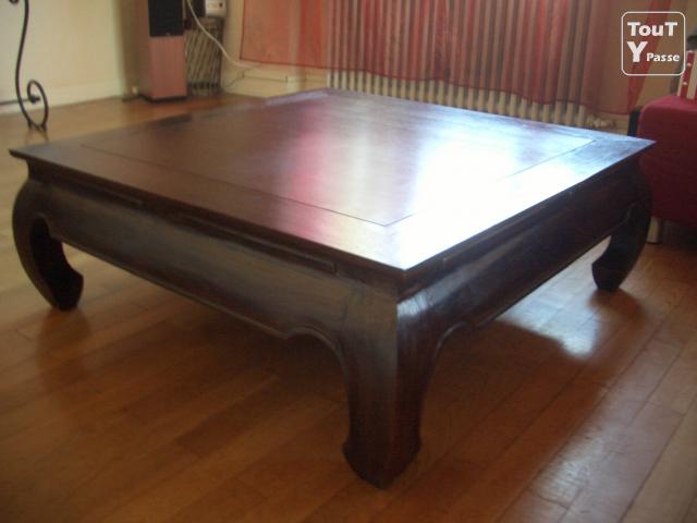 Table basse marocaine en bois