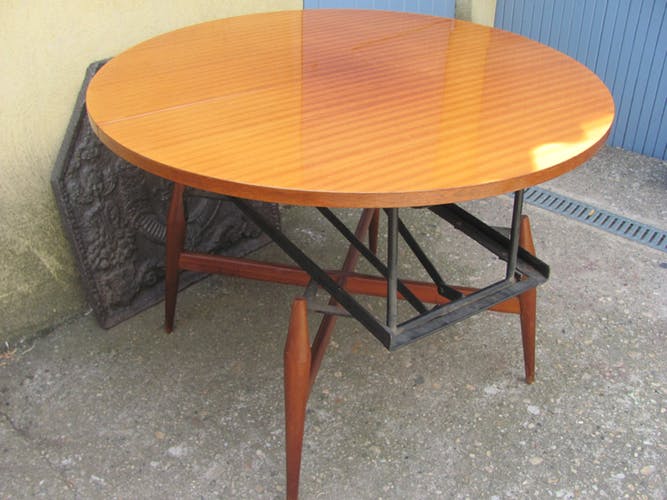 Table basse scandinave reglable
