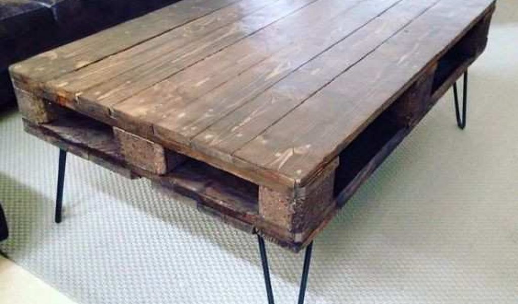 Pied table basse palette