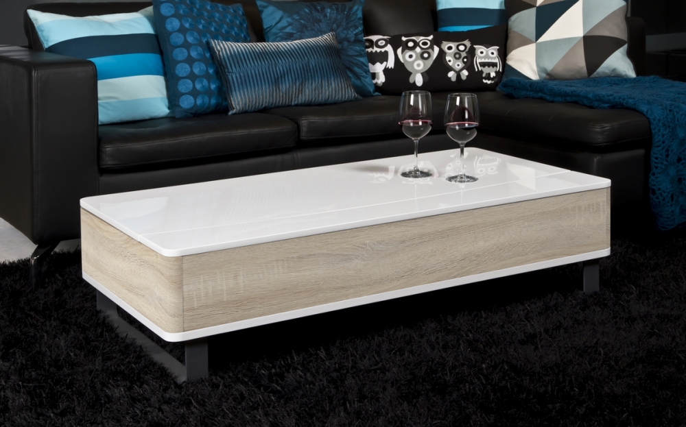 Table basse xxl bois