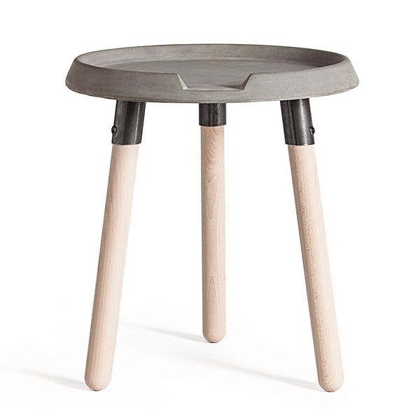 Table basse ronde beton