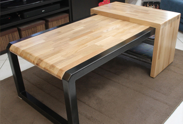 Creer table basse en bois