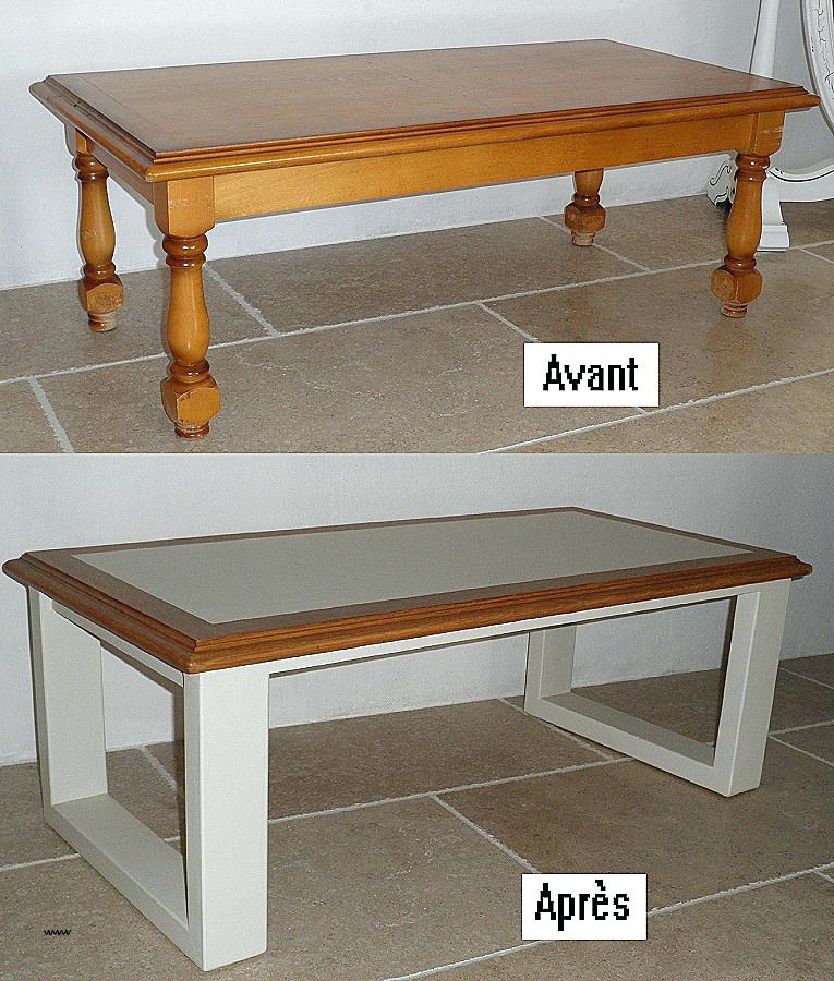 Rénovation table basse bois