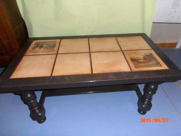 Renovation table basse en bois