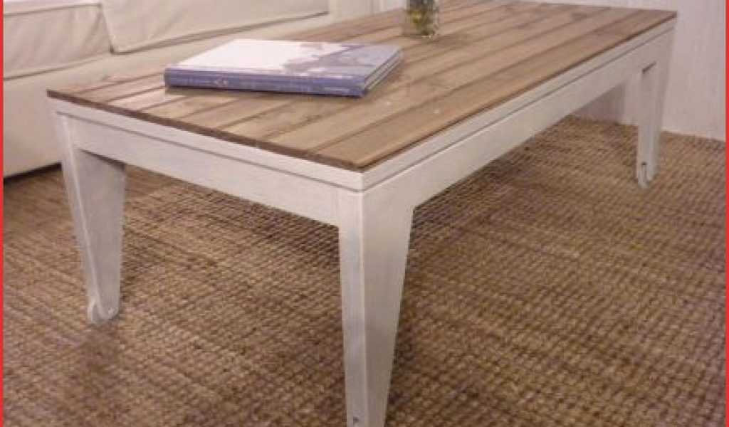 Rénovation table basse en bois
