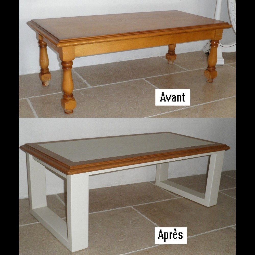 Table basse ronde bois design