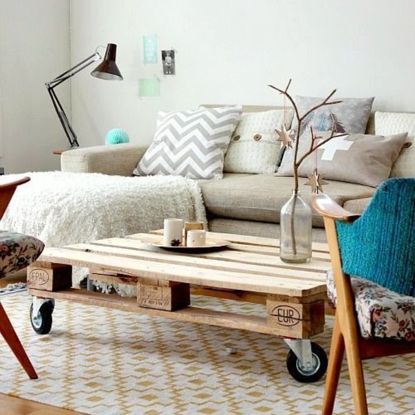 Deco palette table basse