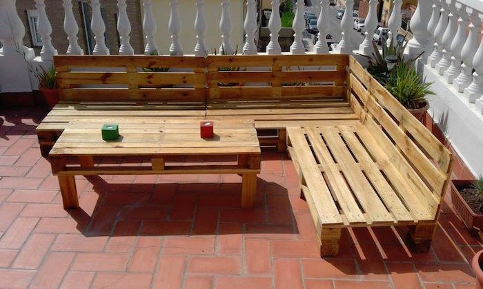 Plan table basse jardin palette