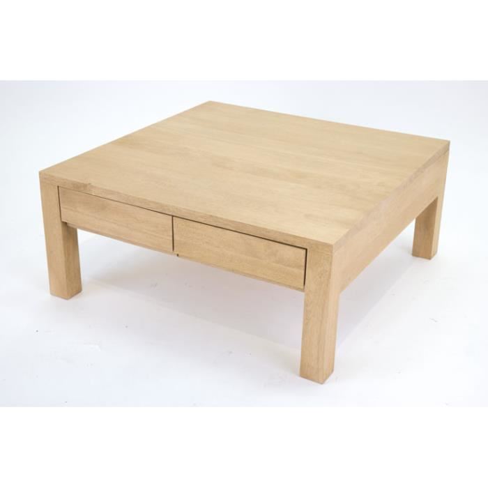 Table basse scandinave carré