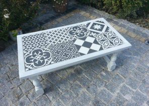 Table basse bois promo