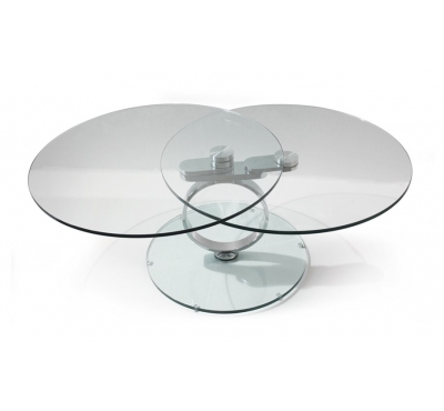 Table basse design pas cher verre
