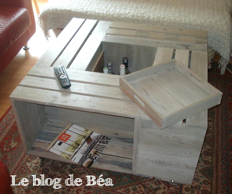 Table basse faite maison palette