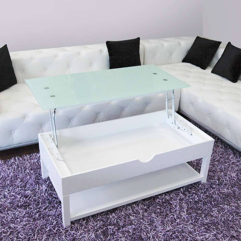 Table basse plateau relevable up