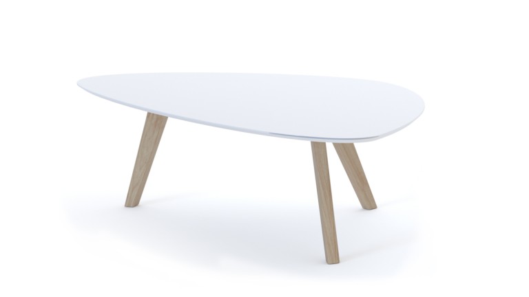 Table basse pietement bois