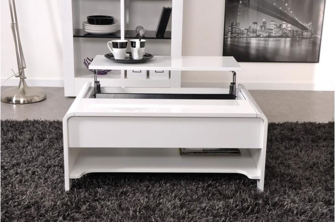 Table basse relevable bar