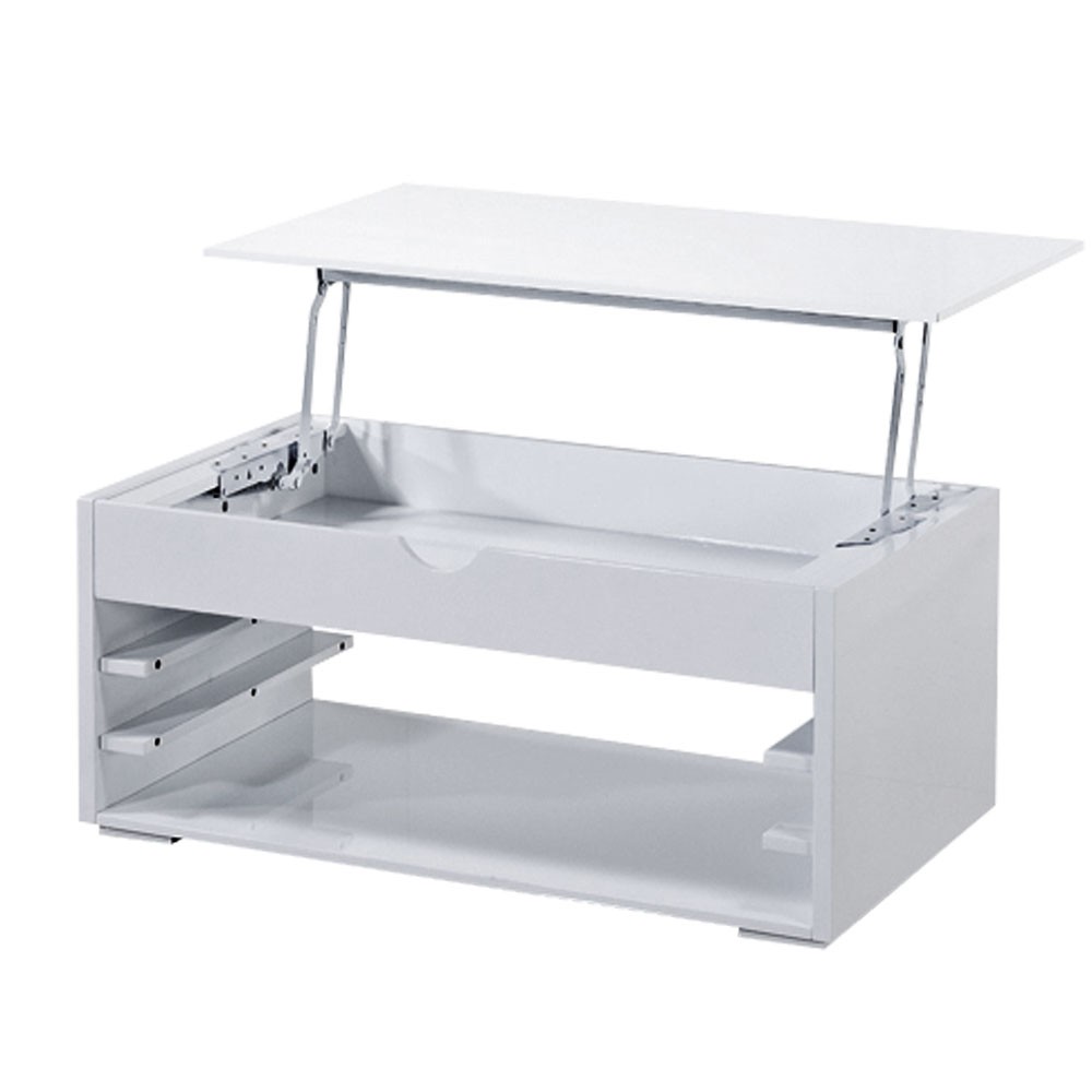 Table basse avec plateau relevable pas cher