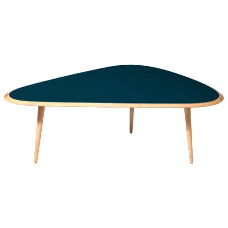 Table basse bois bleu