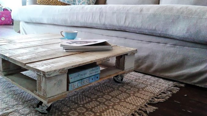 Table basse palette construction