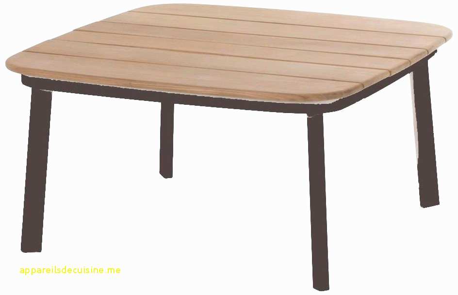 Table basse en bois exotique pas cher