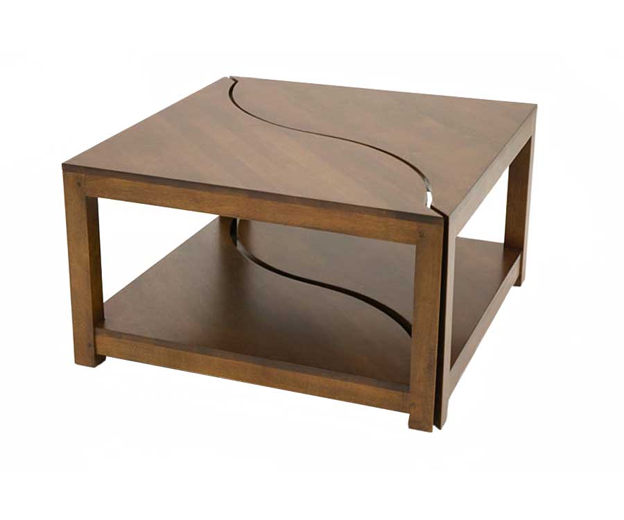 Table basse bois massif merisier