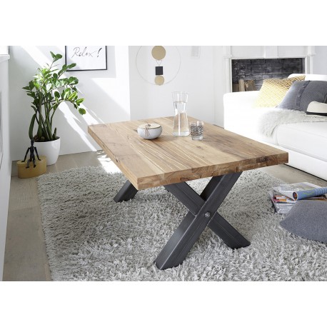Table basse bois style