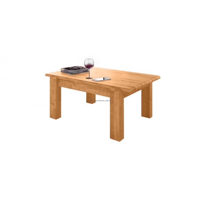 Table basse salon en bois massif