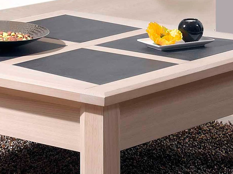 Table basse bois ceramique