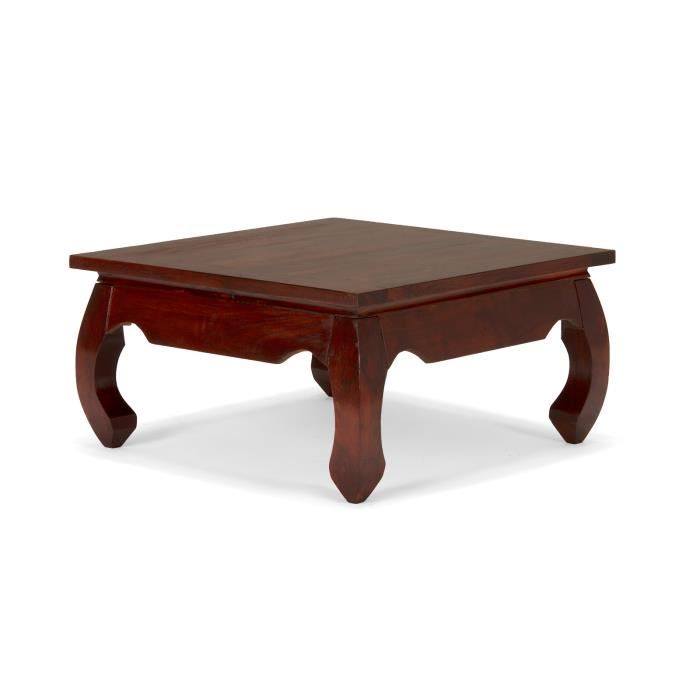 Table basse moderne plaqué bois texas
