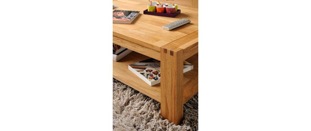 Table basse design chêne massif huilé boscus