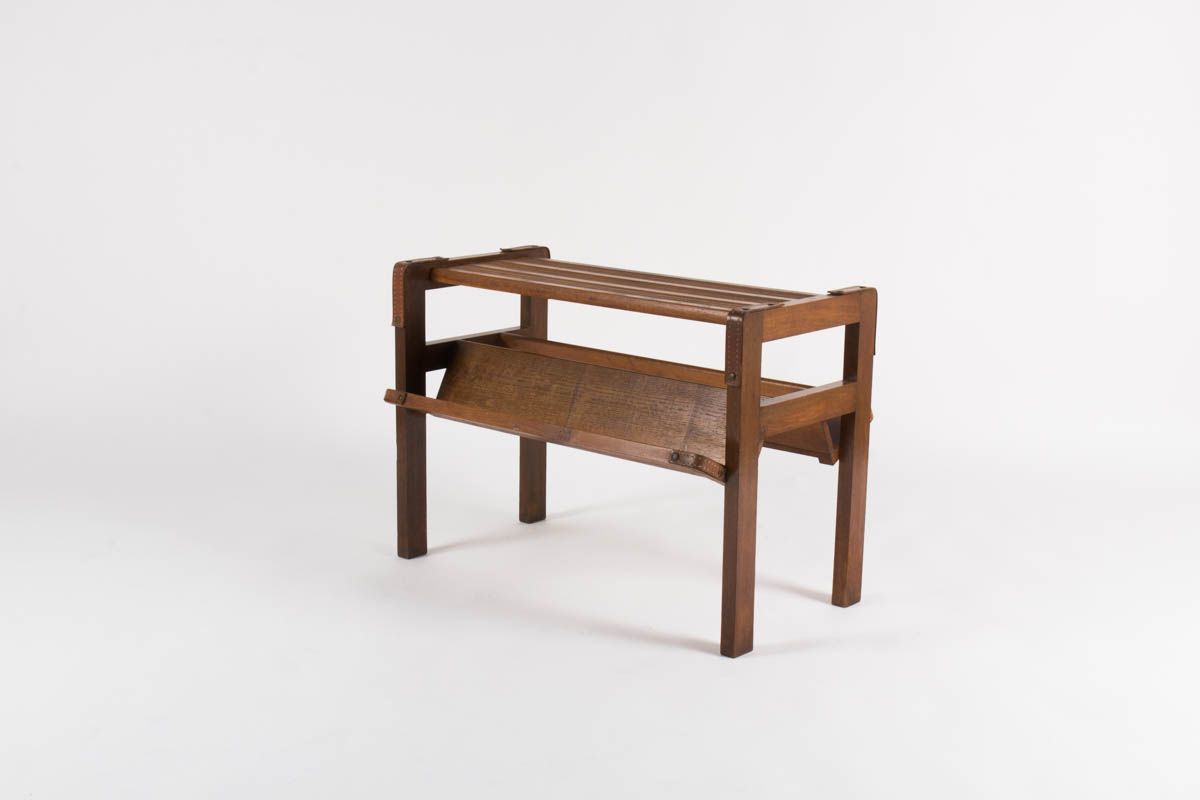 Table basse bois 1930