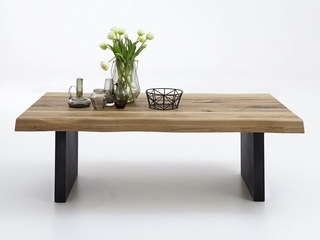 Table basse bois massif vieilli