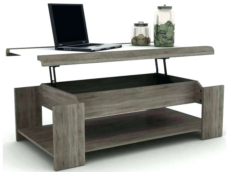 Table basse plateau relevable alinea