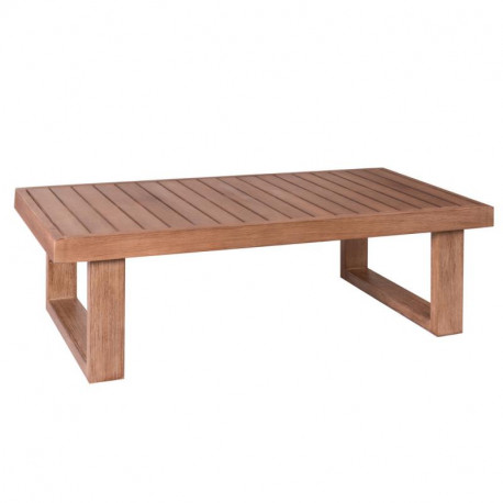 Table basse exterieure bois