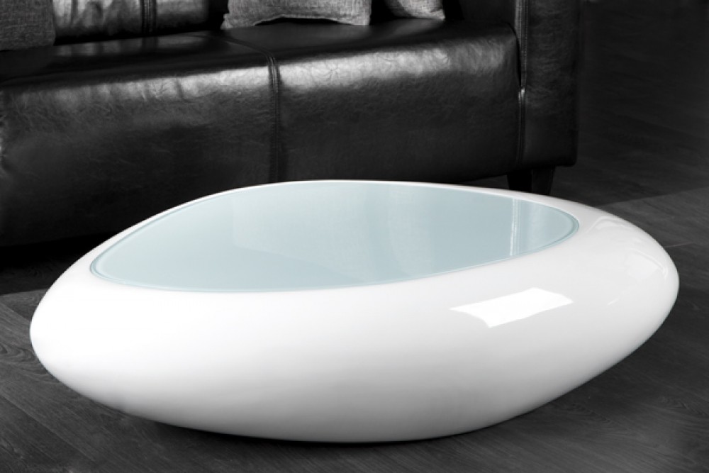 Table basse design galet